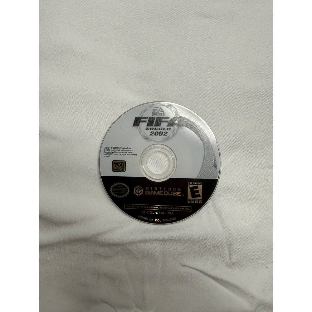 FIFA Soccer 2002 Nintendo GameCube Game Disc Only DOL-GFSE-USA MLS EA Sports